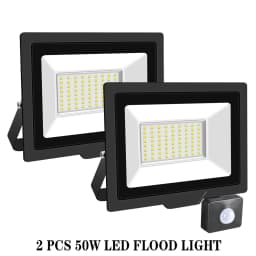 SKYWORLD 10W 20W 30W 50W 75W 100W 150W 200W Induction Led Flood Light With Adjustable PIR Sensor 110V 220V Floodlight Outdoor