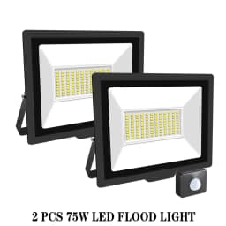SKYWORLD 10W 20W 30W 50W 75W 100W 150W 200W Induction Led Flood Light With Adjustable PIR Sensor 110V 220V Floodlight Outdoor