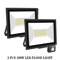 SKYWORLD 10W 20W 30W 50W 75W 100W 150W 200W Induction Led Flood Light With Adjustable PIR Sensor 110V 220V Floodlight Outdoor