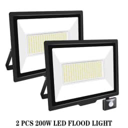 SKYWORLD 10W 20W 30W 50W 75W 100W 150W 200W Induction Led Flood Light With Adjustable PIR Sensor 110V 220V Floodlight Outdoor