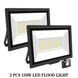 SKYWORLD 10W 20W 30W 50W 75W 100W 150W 200W Induction Led Flood Light With Adjustable PIR Sensor 110V 220V Floodlight Outdoor