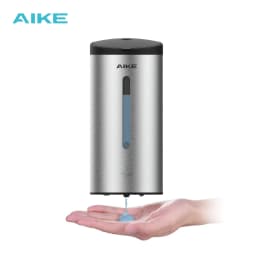 AIKE Automatic Liquid Soap Dispenser 750ml Sensor Bathroom Soap Dispenser Stainless Wall-mounted Steel Hand Sanitizer Dispenser