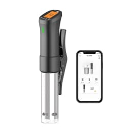INKBIRD ISV-200W Wi-Fi 1000W Powerful&Durable Culinary Sous Vide with Stainless Steel Immersion Circulator LCD Screen Free APP