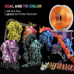 JAYO SILK/ PLA Rainbow Filament 3D Printer For 3D Pen For Drawing 2.2kg 1.75mm Printing Materials For 3D Printer