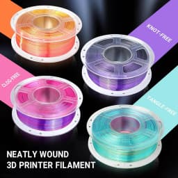 JAYO SILK/ PLA Rainbow Filament 3D Printer For 3D Pen For Drawing 2.2kg 1.75mm Printing Materials For 3D Printer
