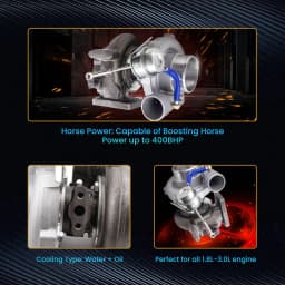 GT25 GT28 T25 T28 GT2871 GT2860 Universal 0.6A/R Turbo Turbocharger 400HP+ Water Cooled A/R .60 .64 Journing Bearing Turbine