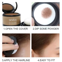 Sevich 12 Color Hairline Powder Hairline Shadow Cover Up Fill In Thinning Hair Unisex Hairline Shadow Powder Modified Gray Hair