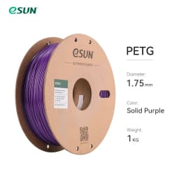 ESUN PETG Filament 1.75mm, 3D Printer Filament PETG Accuracy +/- 0.05mm, 1KG 2.2LBS Spool 3D Printing Materials for 3D Printers