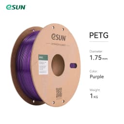 ESUN PETG Filament 1.75mm, 3D Printer Filament PETG Accuracy +/- 0.05mm, 1KG 2.2LBS Spool 3D Printing Materials for 3D Printers