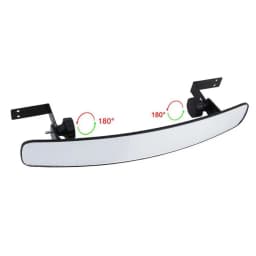 Golf Cart Folding Side Mirrors Rear View Mirror Extra Wide Golf Cart Mirrors Fits for Club Car