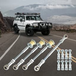 Front Rear Extended Adjustable Sway Bar Link Kit for Nissan Armada Gu Y61 1997-2016 Easy to Replace