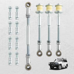 Front Rear Extended Adjustable Sway Bar Link Kit for Nissan Armada Gu Y61 1997-2016 Easy to Replace