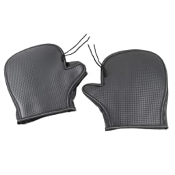Summer Motorcycle Handlebar Muffs Waterproof PVC Leather Handlebar Muffs PVC Leather Waterproof Sun Protection Gloves With