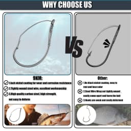 25-100Pcs Weedless Drop Shot Hooks Wacky Rig Worm Hook Sea Bass Fishing Tackle for Soft Lure Wacky Rigging