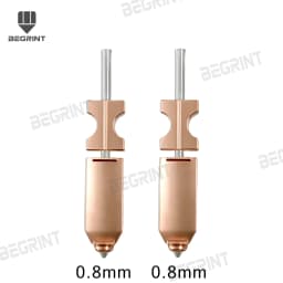 For FlashForge Ad5x Nozzle HTR 550°C Hardened 0.25 0.4 0.6 0.8 32mm³/s High Flow Ad5x Accessories Quick-Detachable Ad5x Hotend