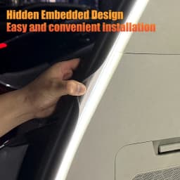 400cm Car Trunk Dynamic Flowing Light Strip Automatic On/Off Scanning Lamp Flexible Waterproof Light Strip Hidden Installation
