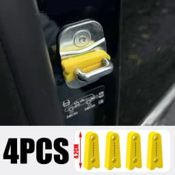4 Pcs/Set Car Door Latch Shock Absorber Pads Door Lock Shock Absorbers & Buffering Seals Anti-Vibration Kit for Toyota Camry