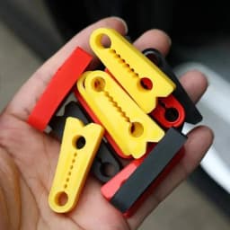 4 Pcs/Set Car Door Latch Shock Absorber Pads Door Lock Shock Absorbers & Buffering Seals Anti-Vibration Kit for Toyota Camry