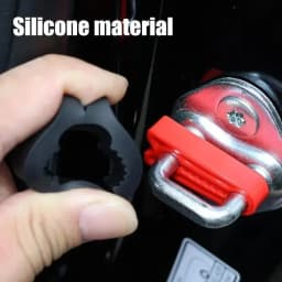 4 Pcs/Set Car Door Latch Shock Absorber Pads Door Lock Shock Absorbers & Buffering Seals Anti-Vibration Kit for Toyota Camry