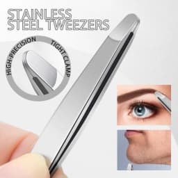 1Pc New Eyebrow Tweezers Non-slip Makeup Remover Tweezer Tools Stainless Steel Face Hair Women Removal Clip