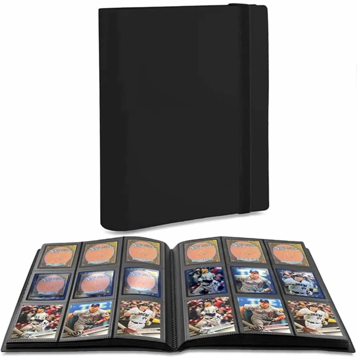 160/360 Cards Capacity Pocket Holder Binders Albums For Yugioh Baseball Football Sports Game Card Book Sleeve Binder Toy