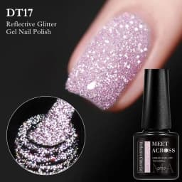 7ml Reflective Glitter Gel Nail Polish Semi Permanent Soaking Nail Art Varnish Alcohol-Free Salon Quality Manicure DIY Design