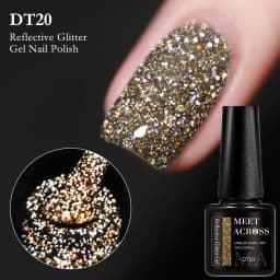 7ml Reflective Glitter Gel Nail Polish Semi Permanent Soaking Nail Art Varnish Alcohol-Free Salon Quality Manicure DIY Design