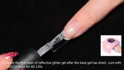 7ml Reflective Glitter Gel Nail Polish Semi Permanent Soaking Nail Art Varnish Alcohol-Free Salon Quality Manicure DIY Design