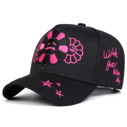 Unisex Sunflower Embroidery Baseball Caps Spring Autumn Outdoor Adjustable Casual Hats Sunscreen Hat Sports Cap
