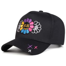 Unisex Sunflower Embroidery Baseball Caps Spring Autumn Outdoor Adjustable Casual Hats Sunscreen Hat Sports Cap