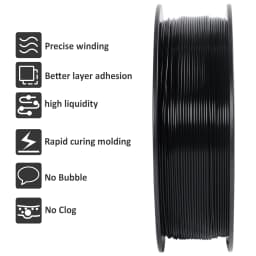 GEEETECH High Speed PLA 3D Printer Filament 1kg 1.75mm, Better Fluidity, Faster Curing & Printing Speed, Higher Printing Quality