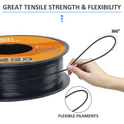 GEEETECH High Speed PLA 3D Printer Filament 1kg 1.75mm, Better Fluidity, Faster Curing & Printing Speed, Higher Printing Quality