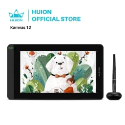 HUION Kamvas 12 11.6 Inches Drawing Monitor Digital Graphics Tablet With ±60 Tilt 120%sRGB support Andriod phone