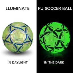 Reflective Football LED Training Soccer Luminous Fluorescent Reflective Cool Luminous No. 5 No. 4 Football For Child Adult