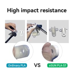 ESUN Super Tough PLA Filament 1.75MM 3D Printer Filament 1KG (2.2 LBS) Spool PLA-ST FDM 3D Printing Materials for 3D Printers