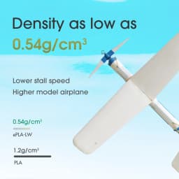 ESUN 3D Printer Filament Airplane Printing for 3D Printer 1.75mm 1KG 2.2LBS 3D Filament Light Weight 3D Foam Aircraft Material
