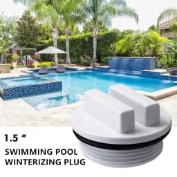 1.5 Inch Threaded Pool Return Line Plug With O-ring Suitable For Most Pools, Swimming Pool Accessories