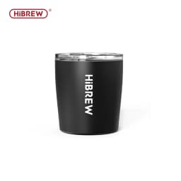 HiBREW Portable Hanging Ear Style Coffee Thermal mug Foldable filter Stainless steel double wall