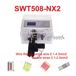 SWT508-NX2 Computer Automatic Wire Strip Peeling Stripping Cutting Machine For 0.1-4.5MM2 With Single Or Double Wires