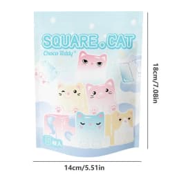 Stackable Animal Toy Cube Cat Design Building Blocks Cute Ice Cube Design Block Stacking Toy High Collection Value For Books