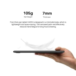HUION H420X Graphics Tablet 4.17 X 2.6 Inch Digital Tablet Graphic Tablet for Drawing Painting with Battery-Free Pen PW100 8192