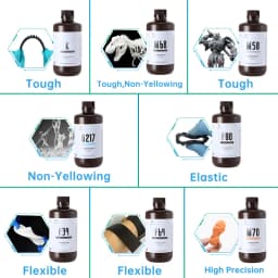 Resione 1KG ABS Like Tough 3d Printer UV Resin Photopolymer Resin For Elegoo Anycubic Resin 3d Photon Resin Liquid