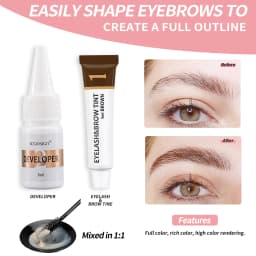 ICONSIGN Hot Sale Lash Lift And Eyelash Brow Tint Dual Use Kit Professional Lash Lifting Brow Dye Lash Lift Kit Eye Makeup Tools