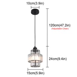 Nordic Chandelier Room Decor Led Pendant Light Modern Dining Room K9 Crystal Hanging Lamps For Ceiling Luxury Lustre Fixture