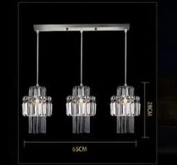 Nordic Chandelier Room Decor Led Pendant Light Modern Dining Room K9 Crystal Hanging Lamps For Ceiling Luxury Lustre Fixture