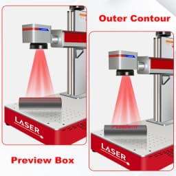 50W Raycus Fiber Laser Marking Machine 30W Laser Engraver Nameplate Engraving Metal Carving for PVC Plastic Stainless Steel