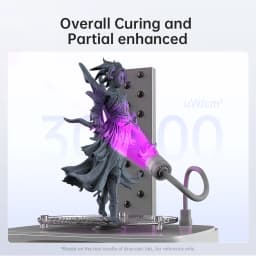 ANYCUBIC Wash & Cure 3 Plus Large Volume Curing Washing Machine For SLA LCD Resin 3D Printer Cleaning Size 228*128*250 mm