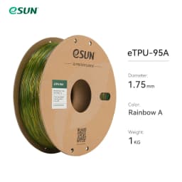 ESUN Flexible TPU Filament 1.75mm, TPU 95A 3D Printer Filament 1KG 2.2 LBS Spool 3D Printing Material TPU 95A For 3D Printers