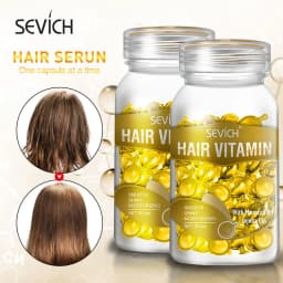 Sevich 3PCS/SET Keratin Complex Oil Hair Vitamin Capsule Set Moroccan Hair Care Oil Smooth Repair Damaged Hair Treatment Serum