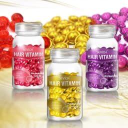 Sevich 3PCS/SET Keratin Complex Oil Hair Vitamin Capsule Set Moroccan Hair Care Oil Smooth Repair Damaged Hair Treatment Serum